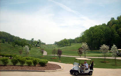 A view from Crockett Ridge Golf Course