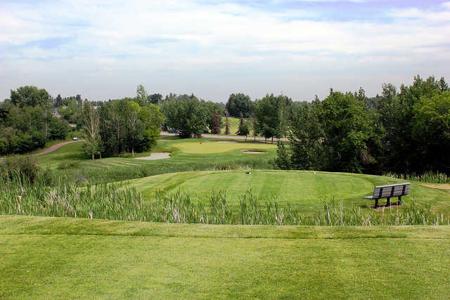 A view from the 4th tee at Camrose Golf Course