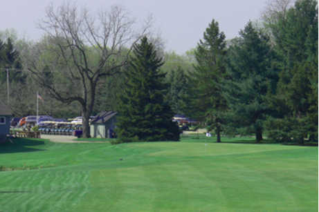 A view from a fairway at Rolling Meadows Country Club