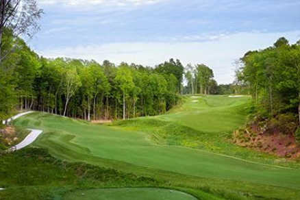 A view from a tee at Neches Pines Golf Course