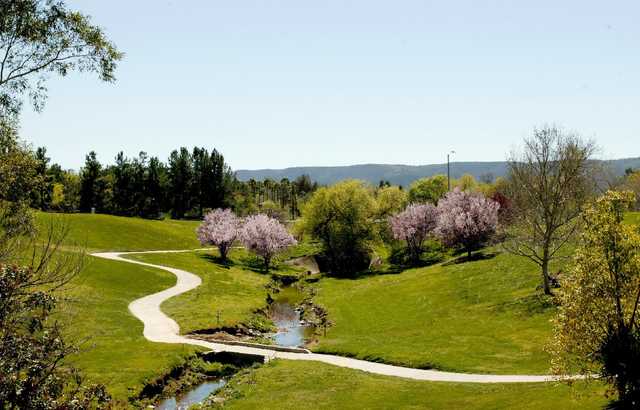 A spring view from California Oaks Golf Course