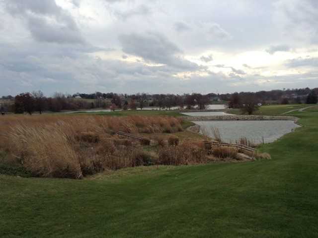 A view over the water from Green Hills Golf Course