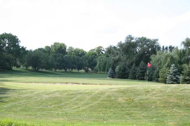 A view of a hole at The Club at Twin Lakes