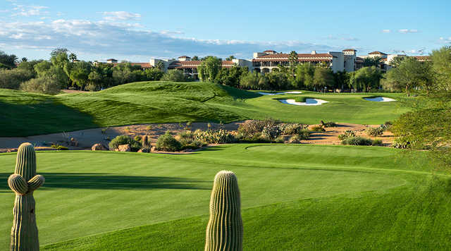 A view from tee #4 at The Stadium Course from TPC Scottsdale.