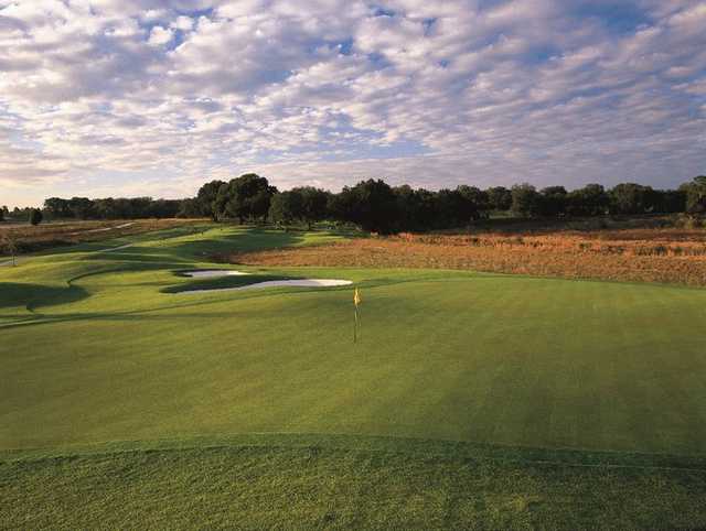 A view of a hole at Lake Jovita Golf & Country Club