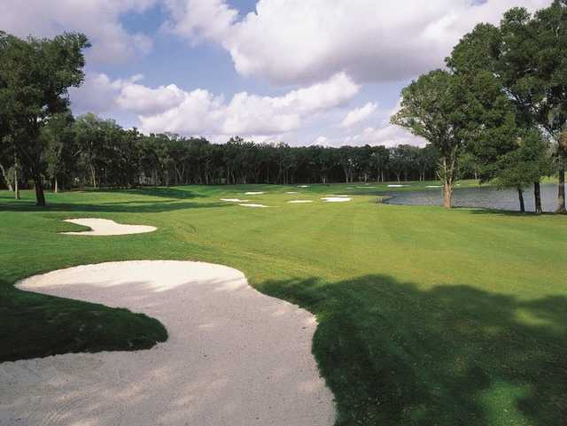 A view of a fairway at Lake Jovita Golf & Country Club