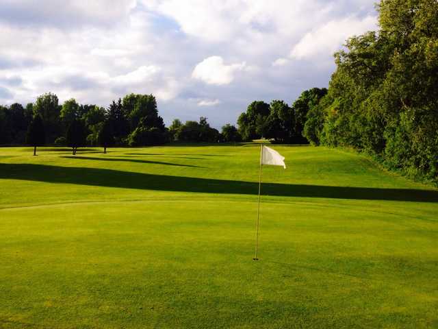 A view of a green at Lyndon Golf Course