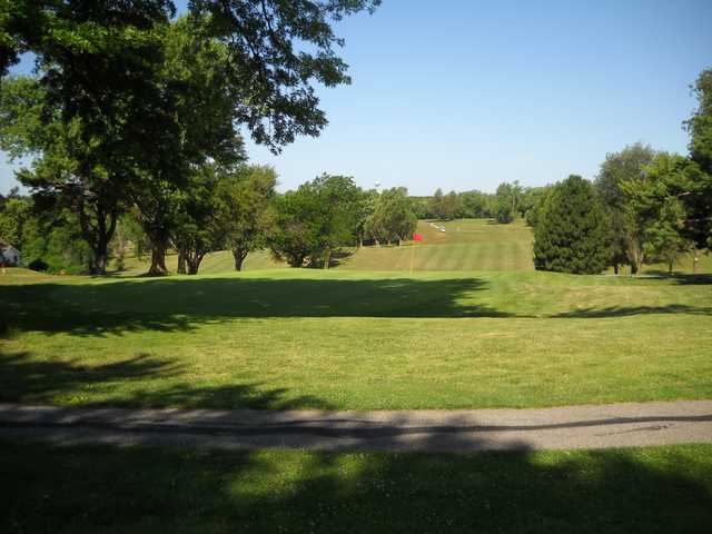 View of a green at Atchison Golf Club at Bellevue