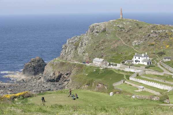 Spectacular views from the green at Cape Cornwall Golf Course