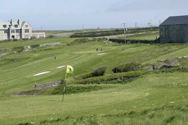 Cape Cornwall Golf and Leisure sloping fairways