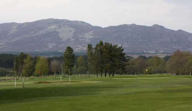The golf course at Newtonmore Golf Club