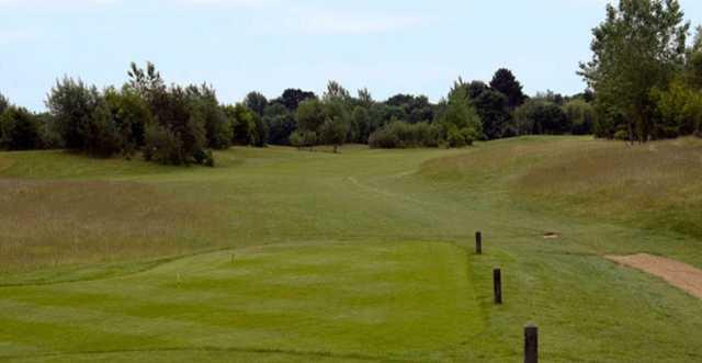 A tight tee shot at Thorney Park Golf Club