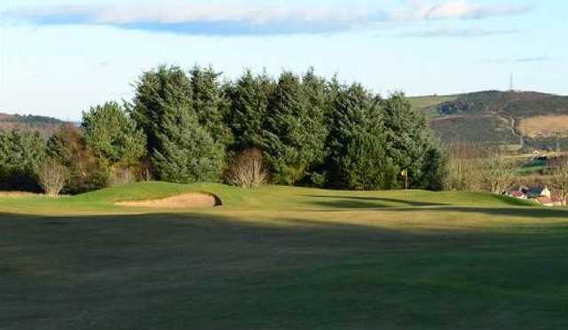 Approaching the green at Westhill Golf Club
