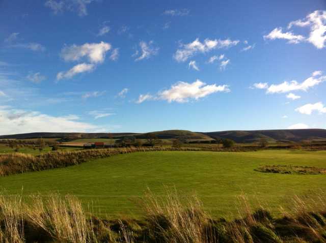 A look out onto Castle Park Golf Course