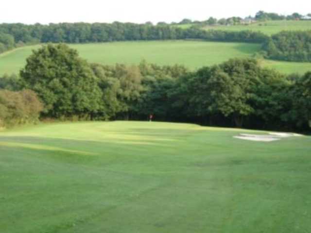 The approach to the 3rd hole at Fulneck Golf Club
