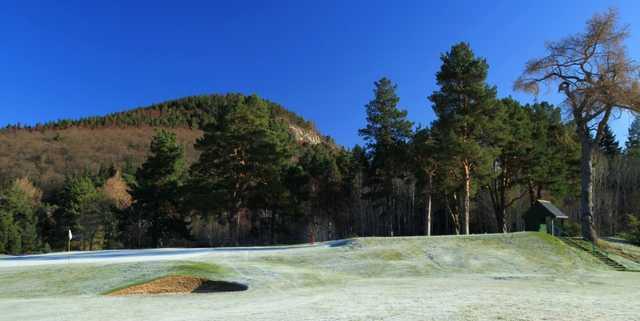 The 10th tee at Ballater Golf Club