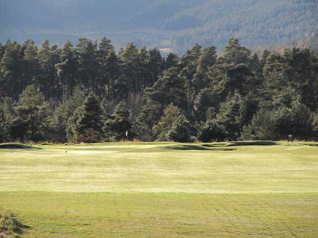 The 16th green at Ballater Golf Club