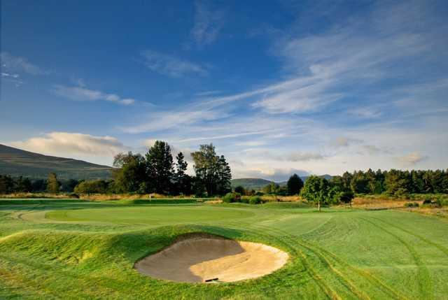The 17th green at Ballater Golf Club