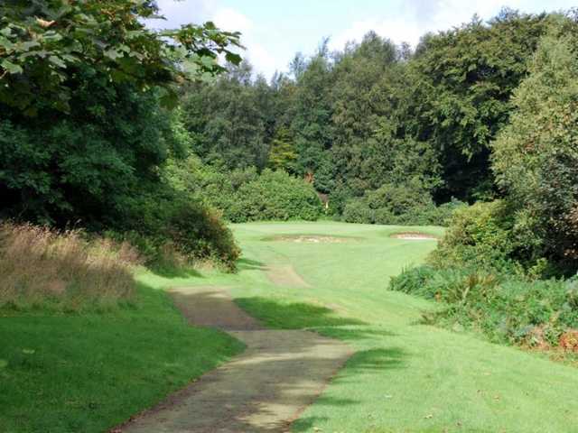 One of the tough par-3's on the Cawder Course