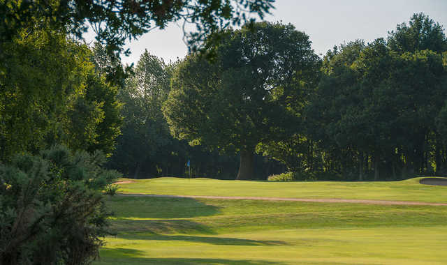 The approach at the 3rd hole at Old Fold Manor.