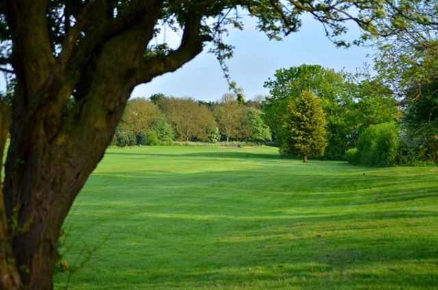 View of the 7th fairway and surrounding trees at Cleethorpes Golf Club