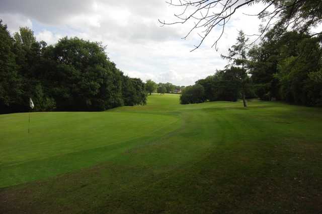 The 8th green at Gatley Golf Club