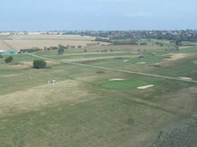 An aerial view of the Kirby at Frinton Golf Course