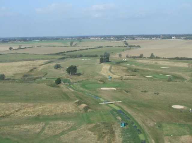 An aerial view of the Kirby at Frinton Golf Course