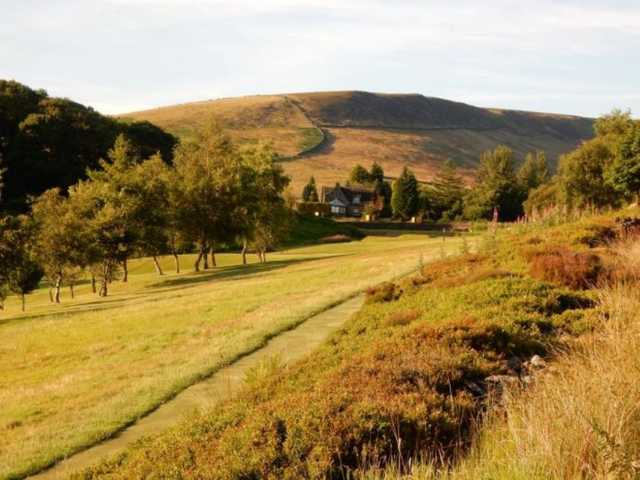 Scenic view of the course at Glossop & District Golf Club