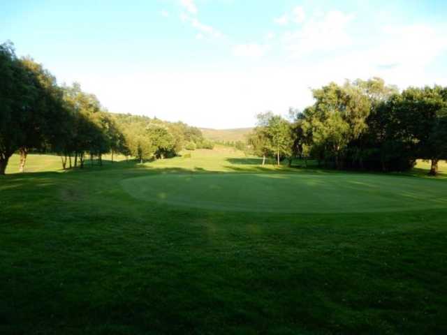 A look back from the green at Glossop & District Golf Club