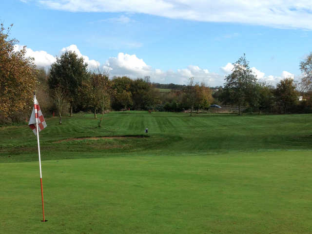 A view from the 9th green on the Bramcote Waters Golf Course