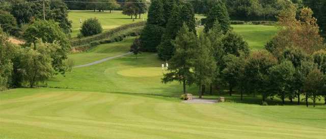 Banbridge GC: The approach from the 9th fairway