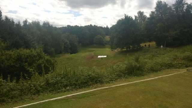 A look down the tough 10th hole from Millbrook Golf Course