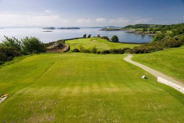 A view from the 1st tee at Aberdour Golf Clu