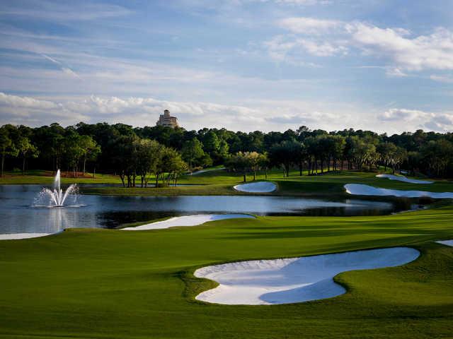 View from Tranquilo Golf Club at Four Seasons Resort Orlando