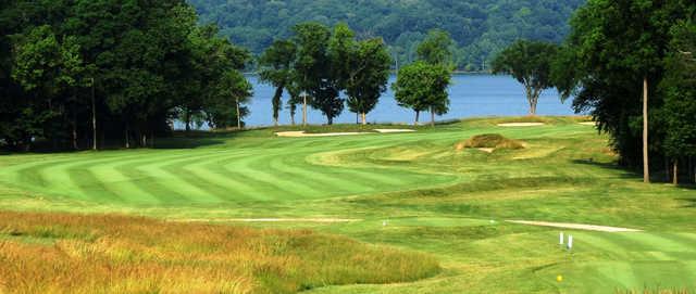 View of the 5th hole from the Harbor Links at Sagamore Resort