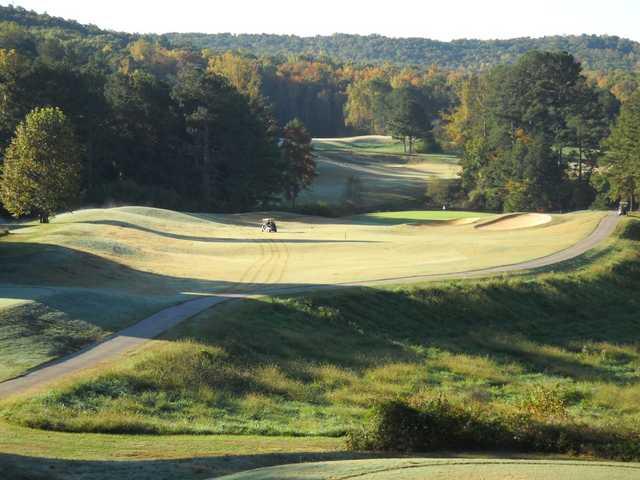 View of a green from the tees at Callahan Golf Links