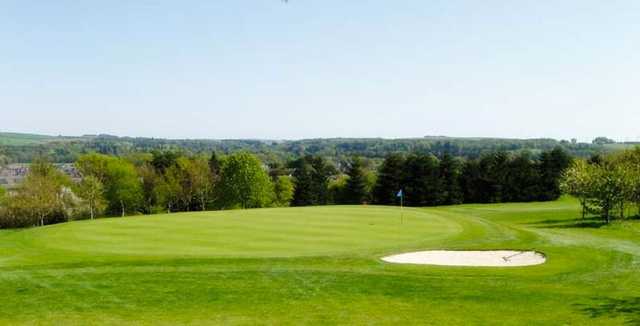 Slick greens protected by sand at Inverurie GC