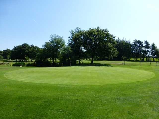 The 2nd green at Marple Golf Club 