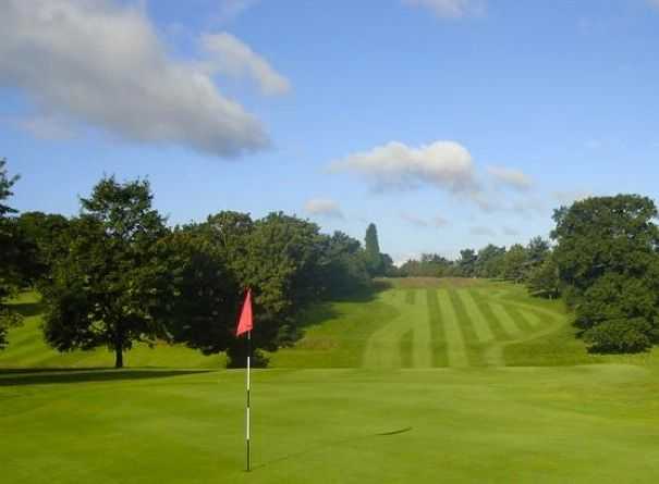 View back up the stretching fairway at Stourbridge
