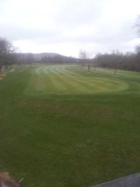 Finishing hole at Glynhir Golf Club