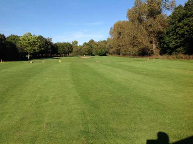 A view of the 4th fairway in the sun at Chester-le-Street Golf Club
