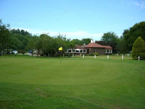 18th green at Lymm Golf Club