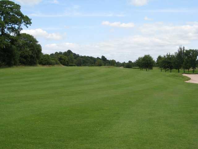 The 17th approach at Bewdley Pines Golf Course