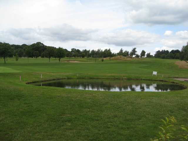 Water hazard on #10 at Bewdley Pines GC