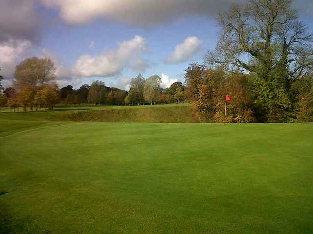 Receptive green on the 8th at Stone Golf Club