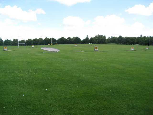 The driving range at Bromsgrove Golf Course