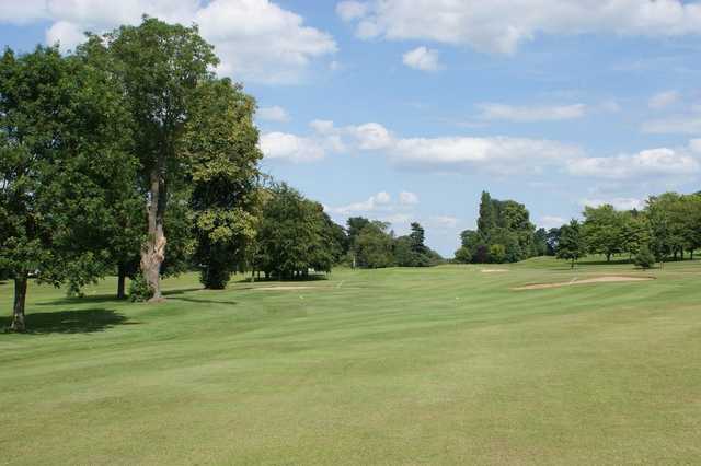 Looking down the 15th fairway at Canwick Park