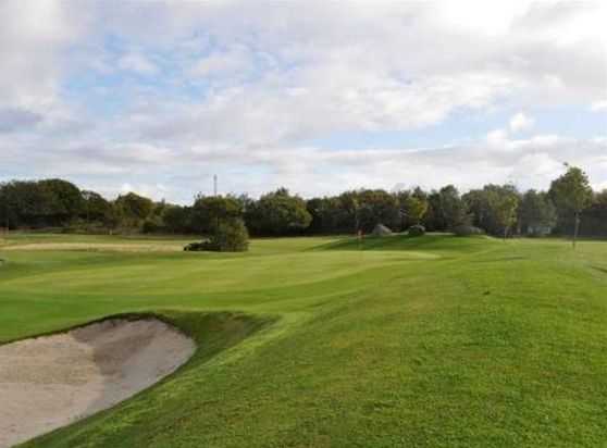 Tactically placed bunkers guard the slick greens at Pumpherston Golf Club