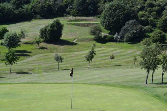 View from behind 9th green at Wrekin Golf Club